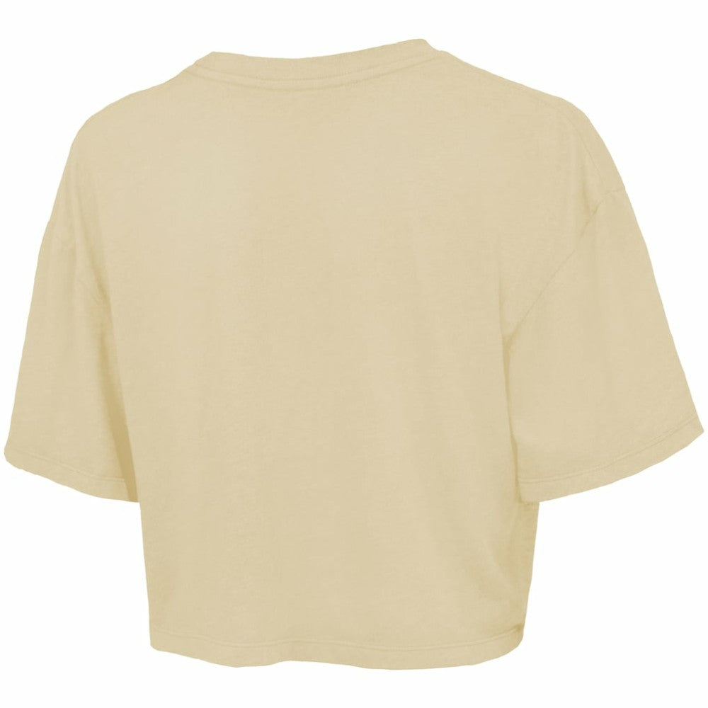 Shohei Ohtani Los Angeles Dodgers Majestic Threads Women's Boxy Crop Top Cream