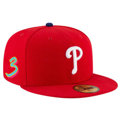 Bryce Harper Philadelphia Phillies 2025 Player’s Weekend 59FIFTY Fitted Hat Red | New Era