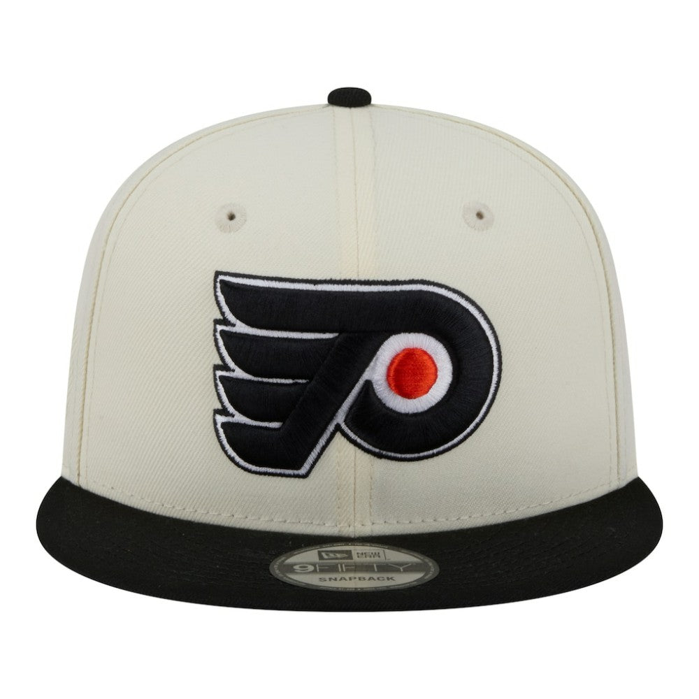 Philadelphia Flyers New Era Injection Localized Two-Tone 9FIFTY Snapback Hat White/Black