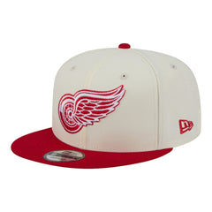 Detroit Red Wings New Era Injection Localized Two-Tone 9FIFTY Snapback Hat White/Red