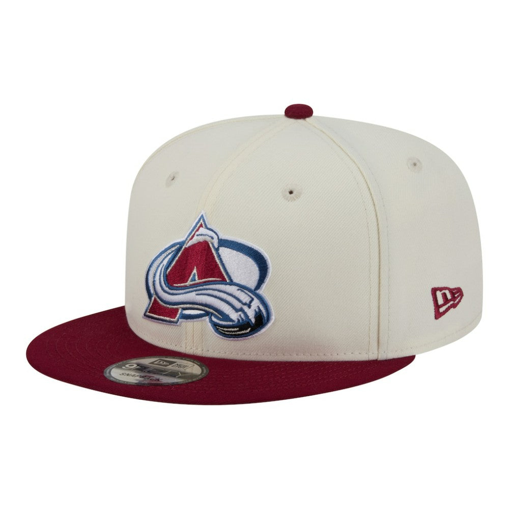 Colorado Avalanche New Era Injection Localized Two-Tone 9FIFTY Snapback Hat White/Burgundy