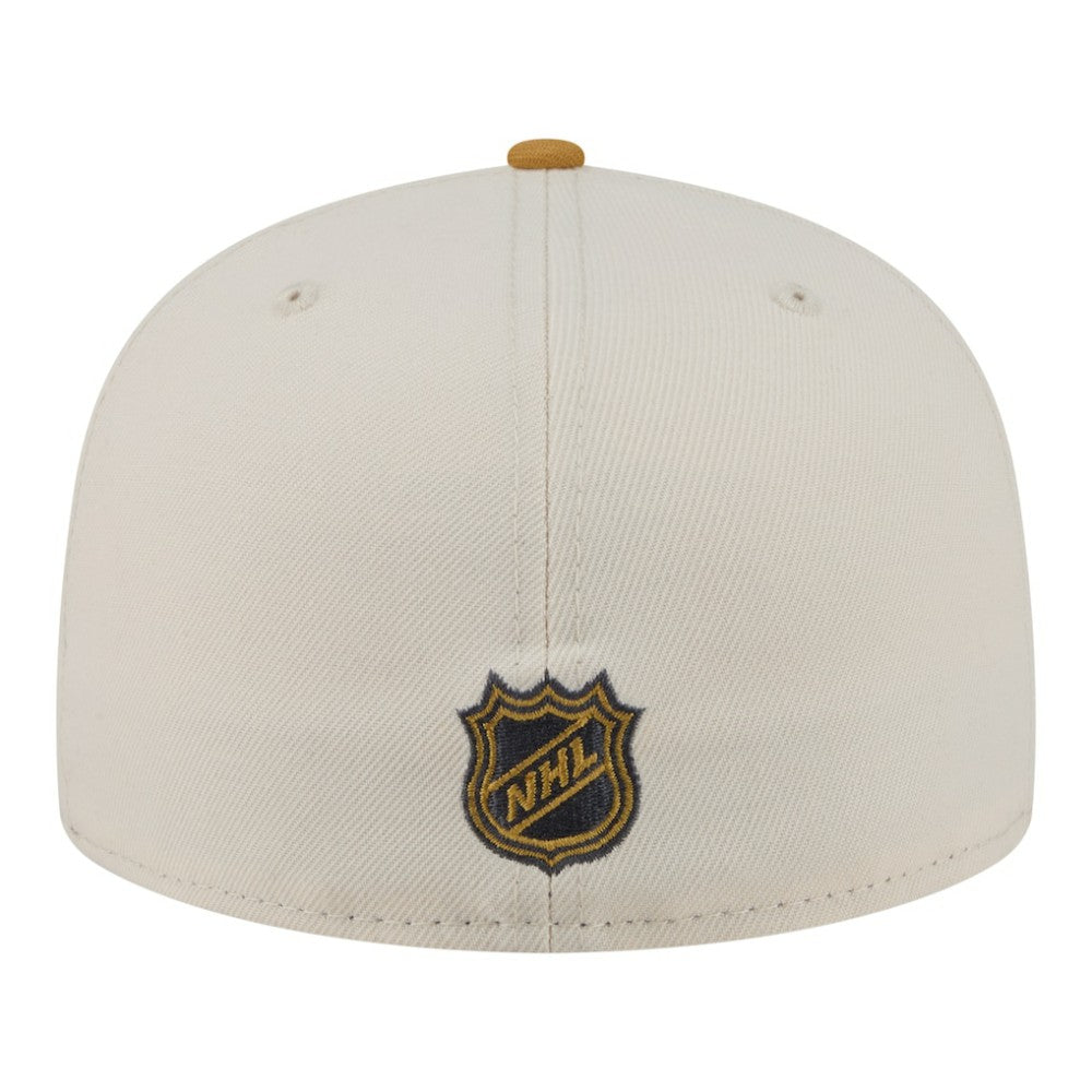 Boston Bruins New Era Colorpack Two-Tone 59FIFTY Fitted Hat Cream/Tan