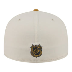 Boston Bruins New Era Colorpack Two-Tone 59FIFTY Fitted Hat Cream/Tan