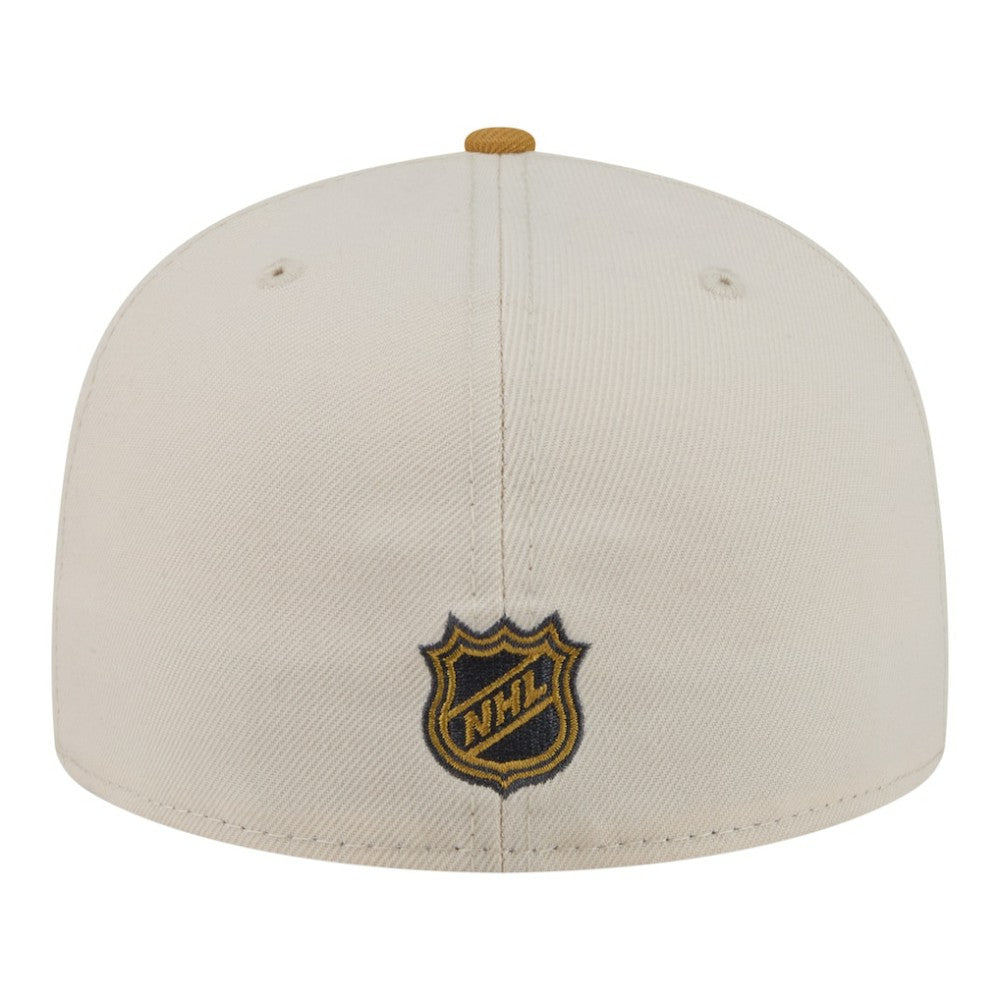 San Jose Sharks New Era Colorpack Two-Tone 59FIFTY Fitted Hat Cream/Tan