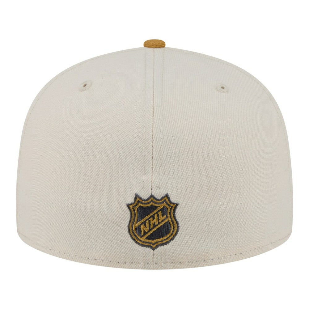 Toronto Maple Leafs New Era Colorpack Two-Tone 59FIFTY Fitted Hat Cream/Tan