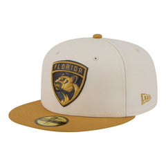 Florida Panthers New Era Colorpack Two-Tone 59FIFTY Fitted Hat Cream/Tan