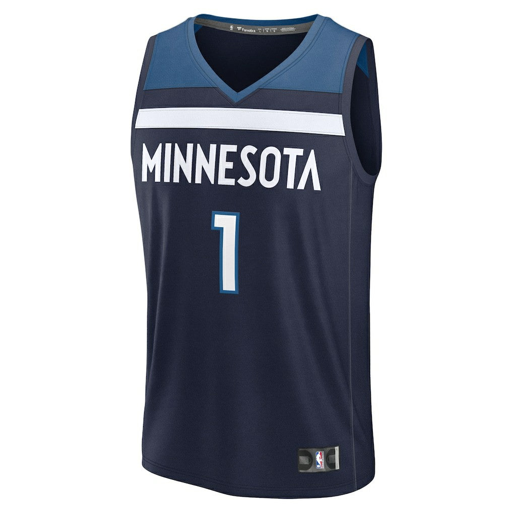 Terrence Shannon Jr. Minnesota Timberwolves Fast Break Replica Jersey - Navy - Icon Edition