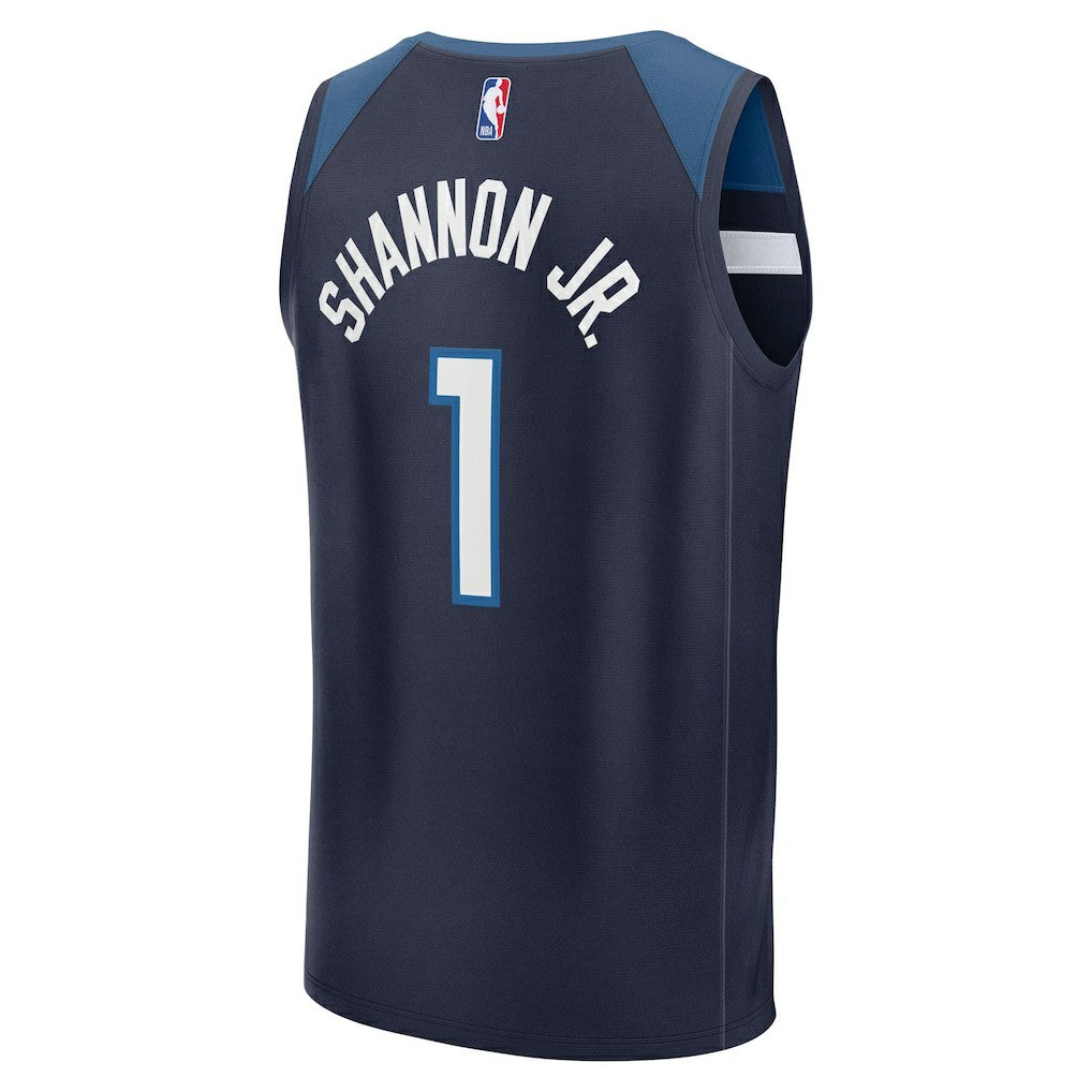 Terrence Shannon Jr. Minnesota Timberwolves Fast Break Replica Jersey - Navy - Icon Edition