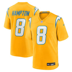 Omarion Hampton Los Angeles Chargers Alternate Charger Power Game Player Jersey - Gold