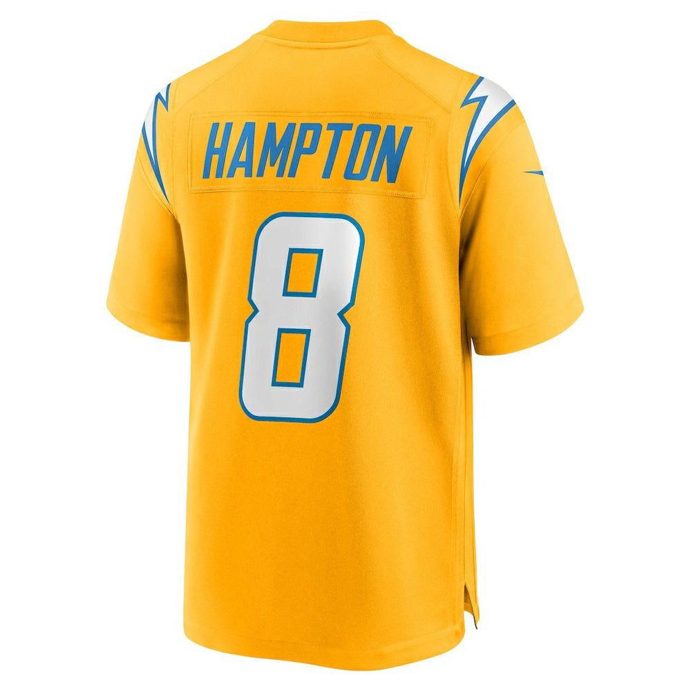 Omarion Hampton Los Angeles Chargers Alternate Charger Power Game Player Jersey - Gold