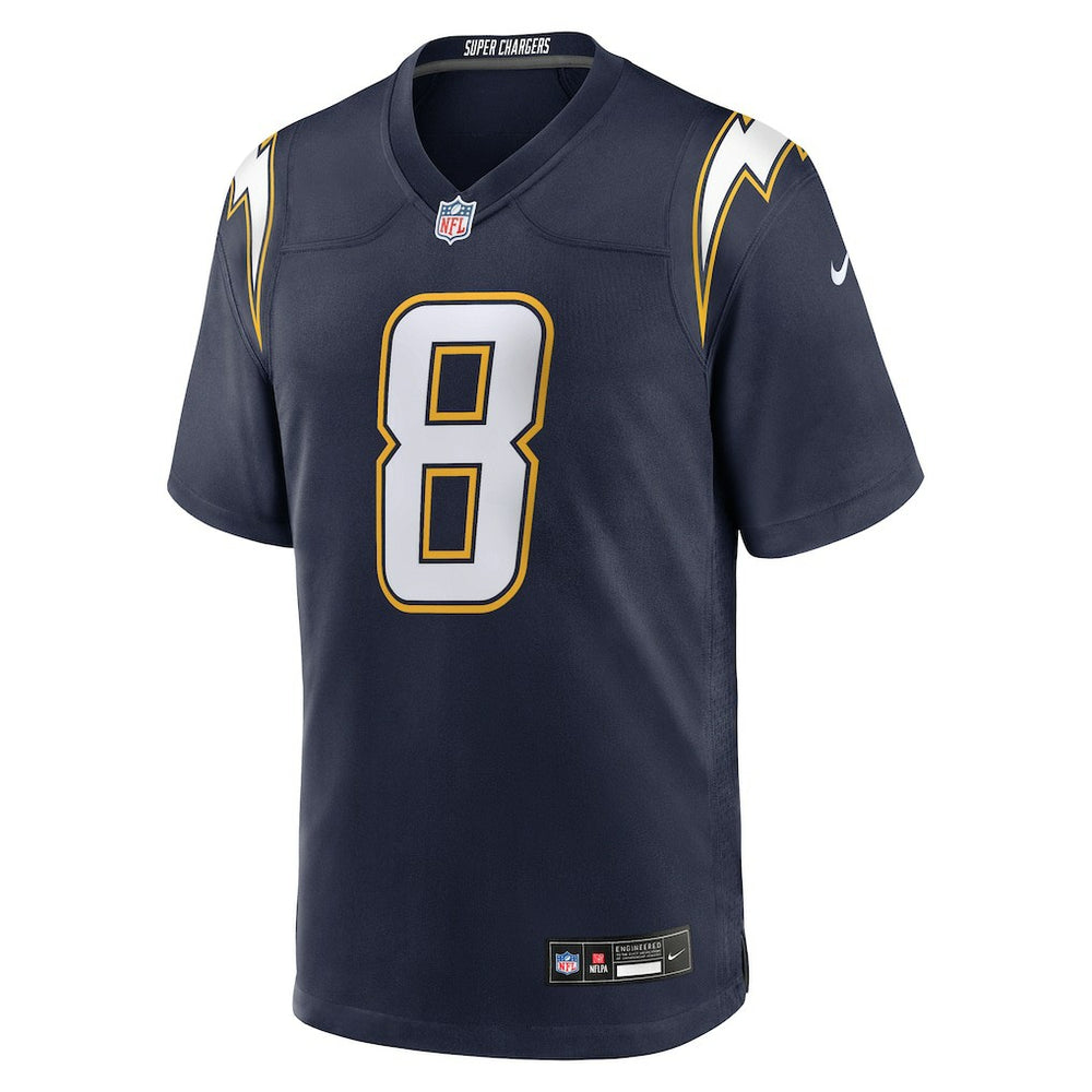 Omarion Hampton Los Angeles Chargers Alternate Super Chargers Game Player Jersey - Navy
