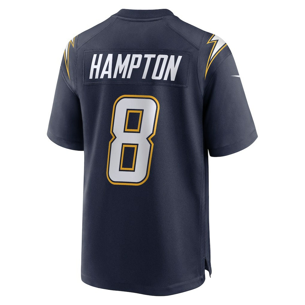 Omarion Hampton Los Angeles Chargers Alternate Super Chargers Game Player Jersey - Navy