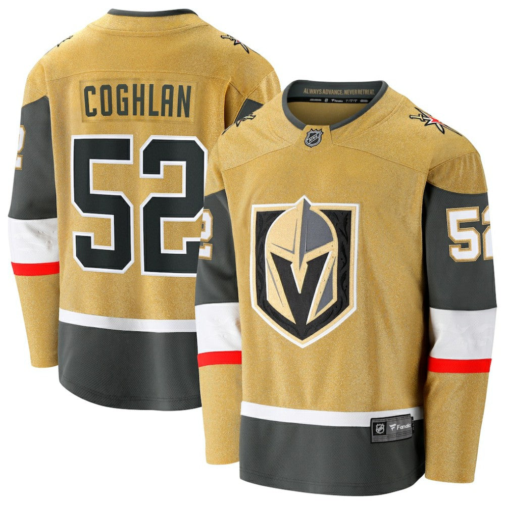 Dylan Coghlan Vegas Golden Knights Fanatics Home Breakaway Jersey Gold