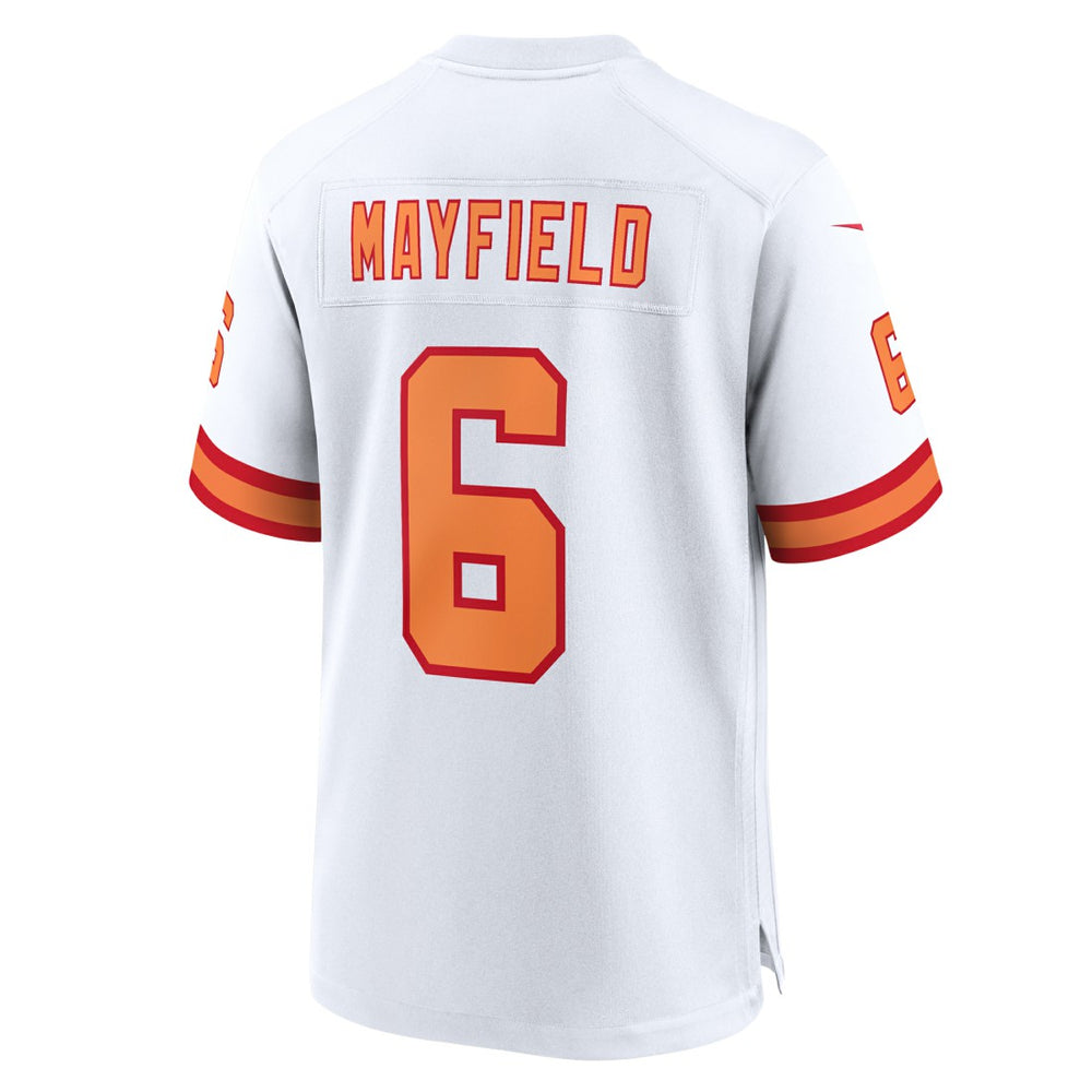 Baker Mayfield '76 Tampa Bay Buccaneers 50th Season Game Jersey - White