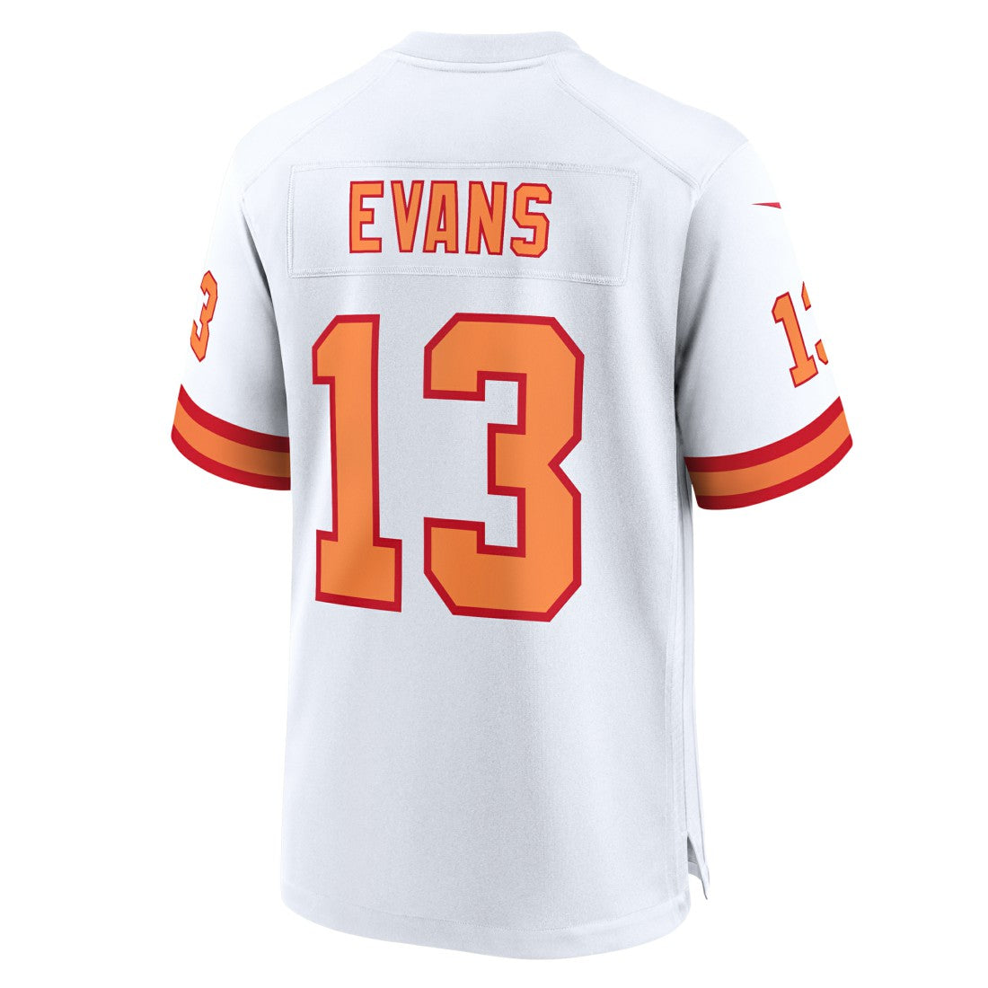 Mike Evans '76 Tampa Bay Buccaneers 50th Season Game Jersey - White