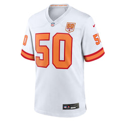 Vita Vea '76 Tampa Bay Buccaneers 50th Season Game Jersey - White