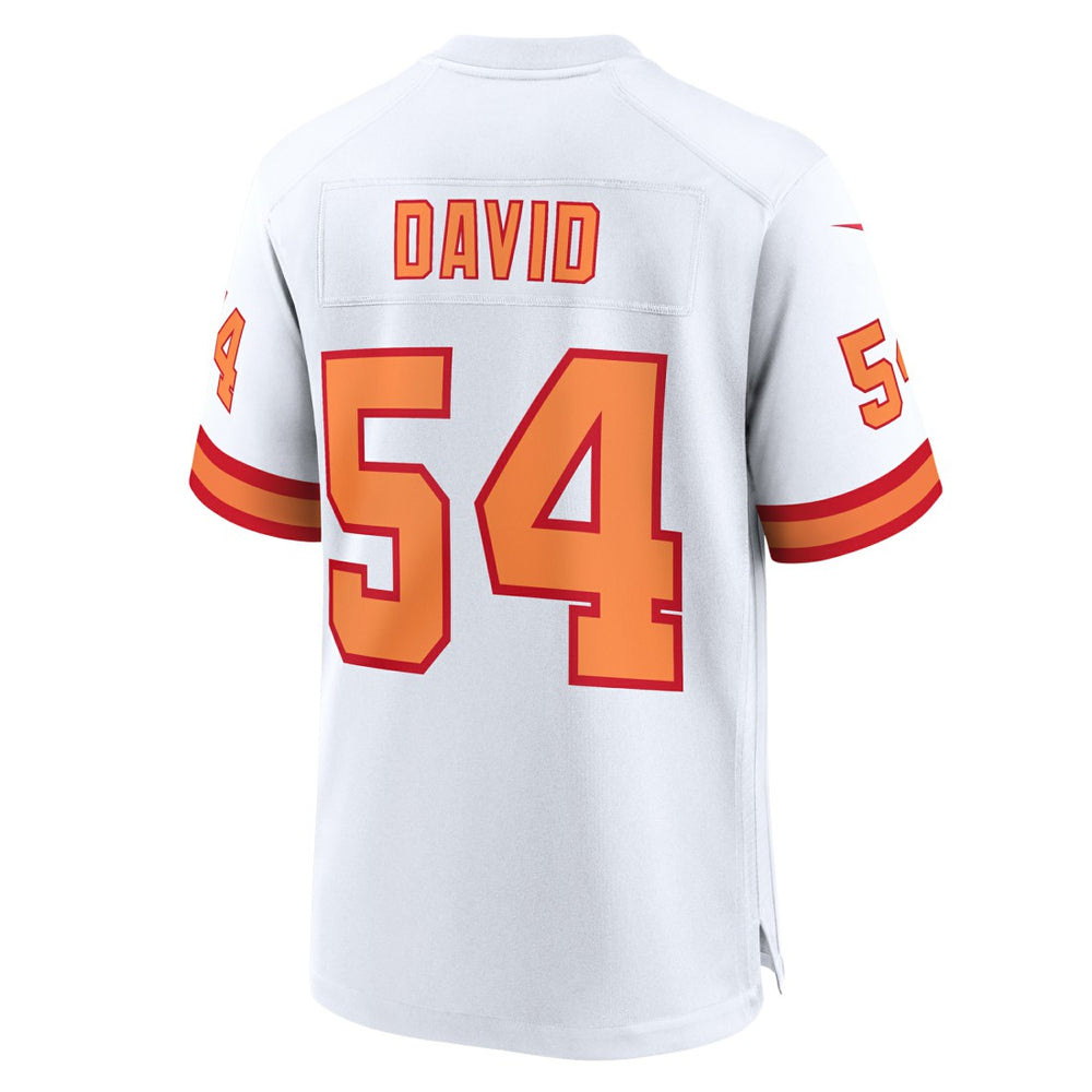 Lavonte David '76 Tampa Bay Buccaneers 50th Season Game Jersey - White