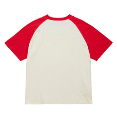 Cincinnati Reds Women's Boyfriend Raglan T-Shirt Cream | Mitchell & Ness