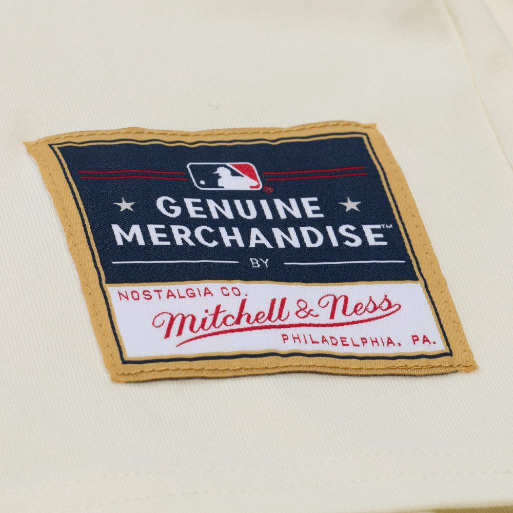 Cincinnati Reds Women's Boyfriend Raglan T-Shirt Cream | Mitchell & Ness