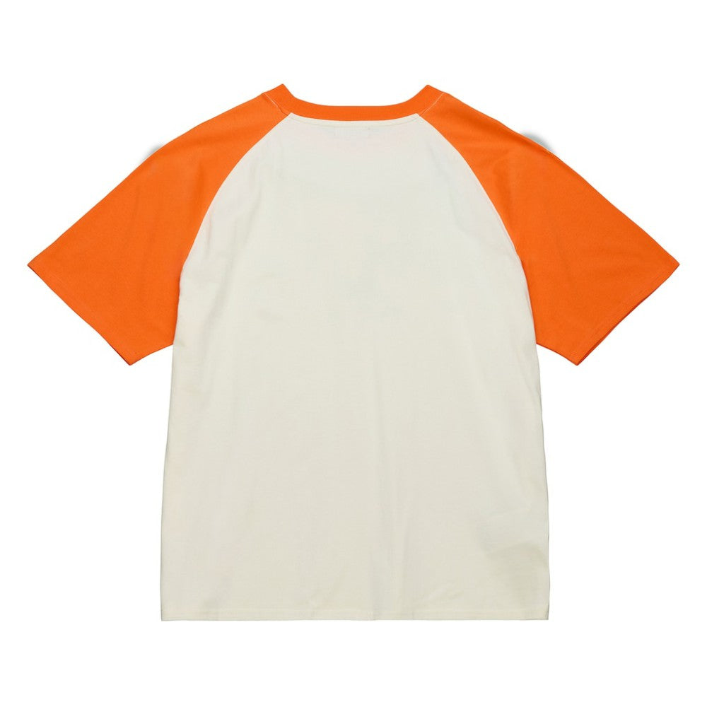 Baltimore Orioles Women's Boyfriend Raglan T-Shirt Cream | Mitchell & Ness