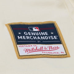 Chicago Cubs Women's Boyfriend Raglan T-Shirt Cream | Mitchell & Ness