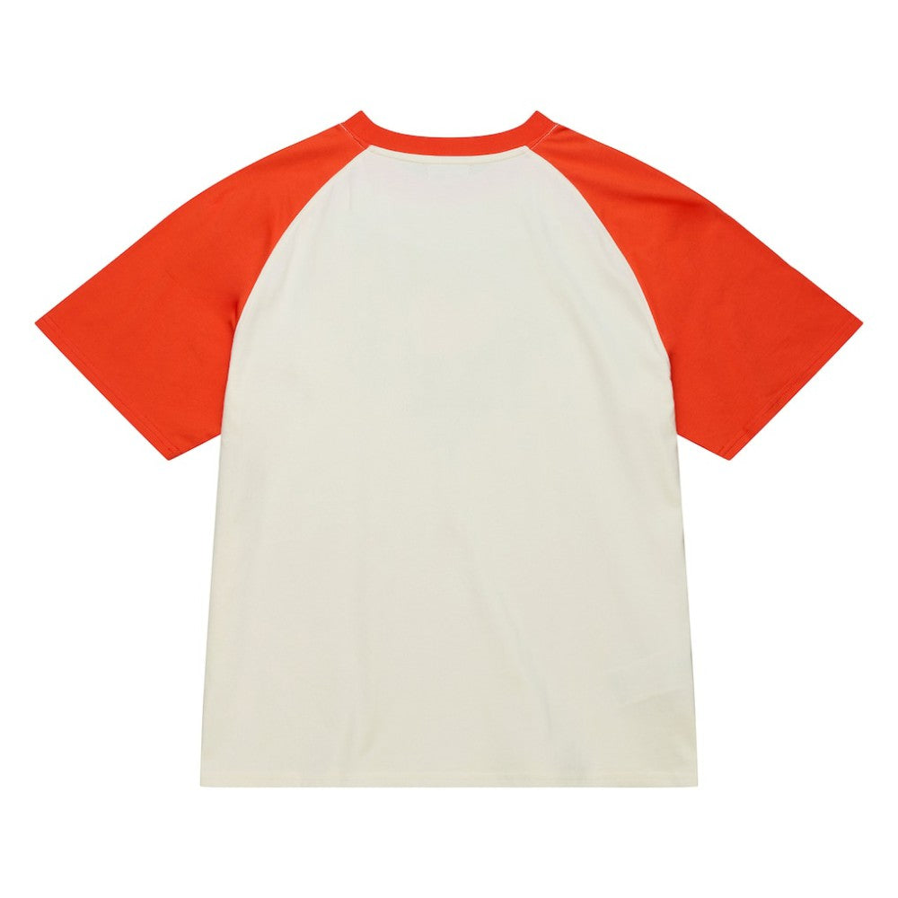 San Francisco Giants Women's Boyfriend Raglan T-Shirt Cream | Mitchell & Ness