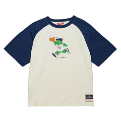 Houston Astros Women's Boyfriend Raglan T-Shirt Cream | Mitchell & Ness