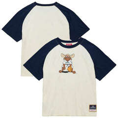Seattle Mariners Women's Boyfriend Raglan T-Shirt Cream | Mitchell & Ness