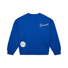 Atlanta Braves Women's Cooperstown Collection Crewneck Sweatshirt Royal | Mitchell & Ness