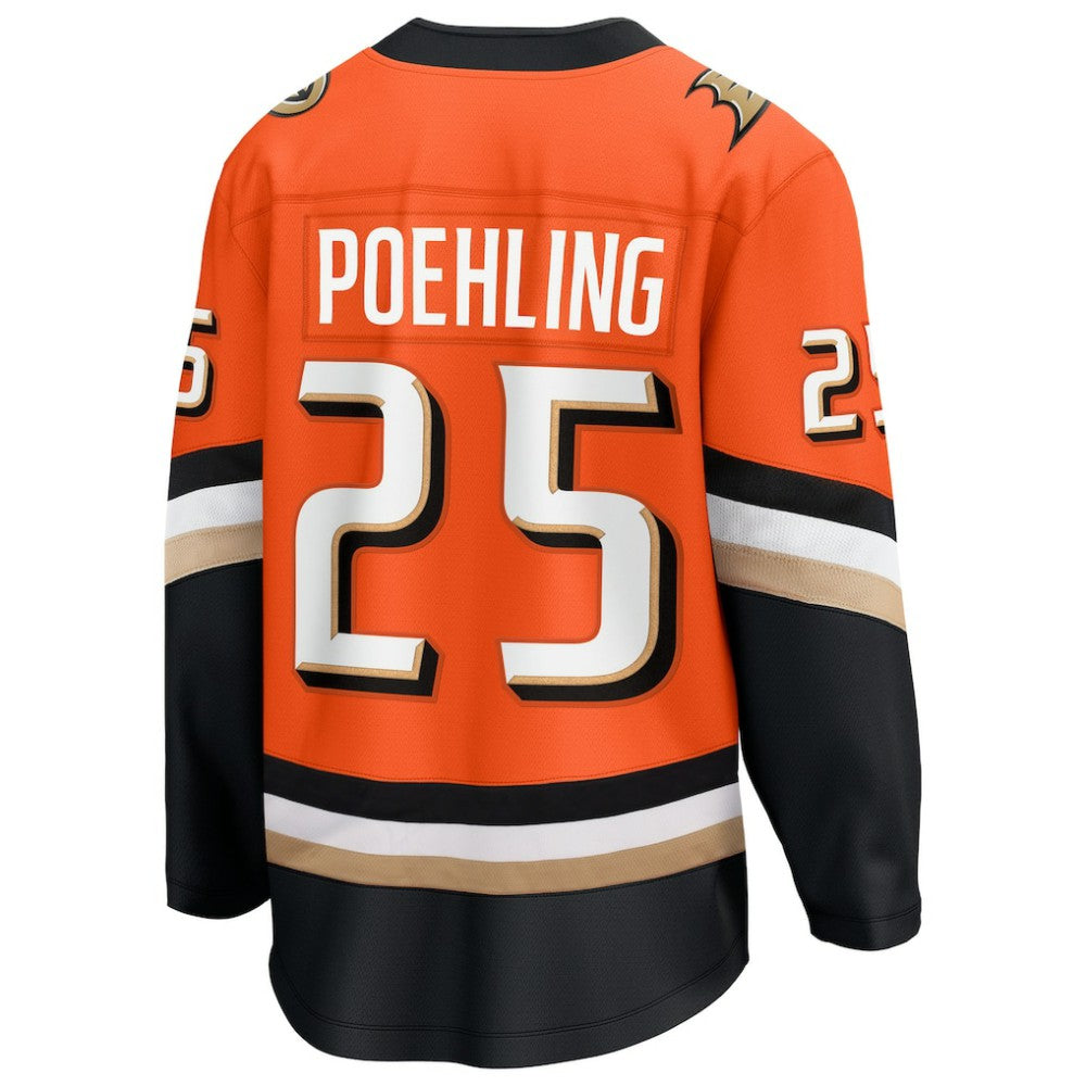 Ryan Poehling Anaheim Ducks Fanatics Home Breakaway Jersey Orange