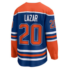 Curtis Lazar Edmonton Oilers Fanatics Home Breakaway Jersey Royal