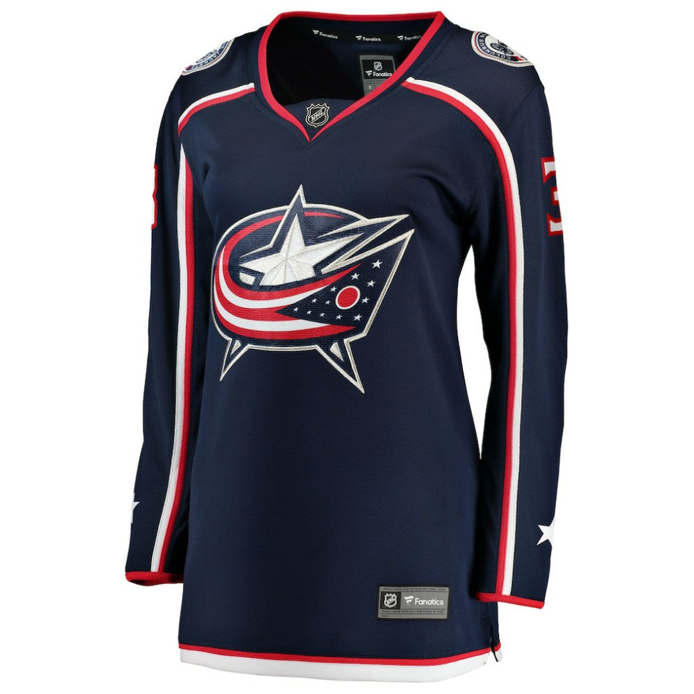 Charlie Coyle Columbus Blue Jackets Fanatics Women's Home Breakaway Jersey Navy