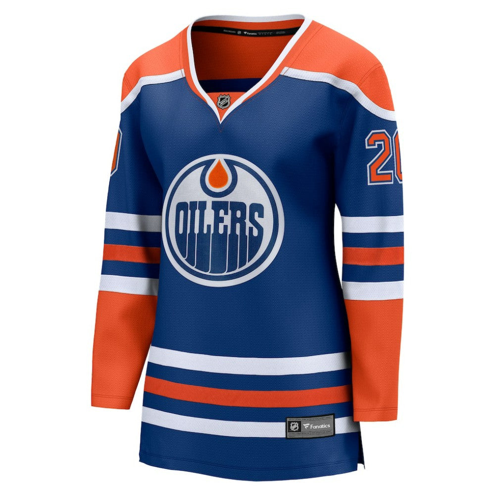 Curtis Lazar Edmonton Oilers Fanatics Women's Home Breakaway Jersey Royal