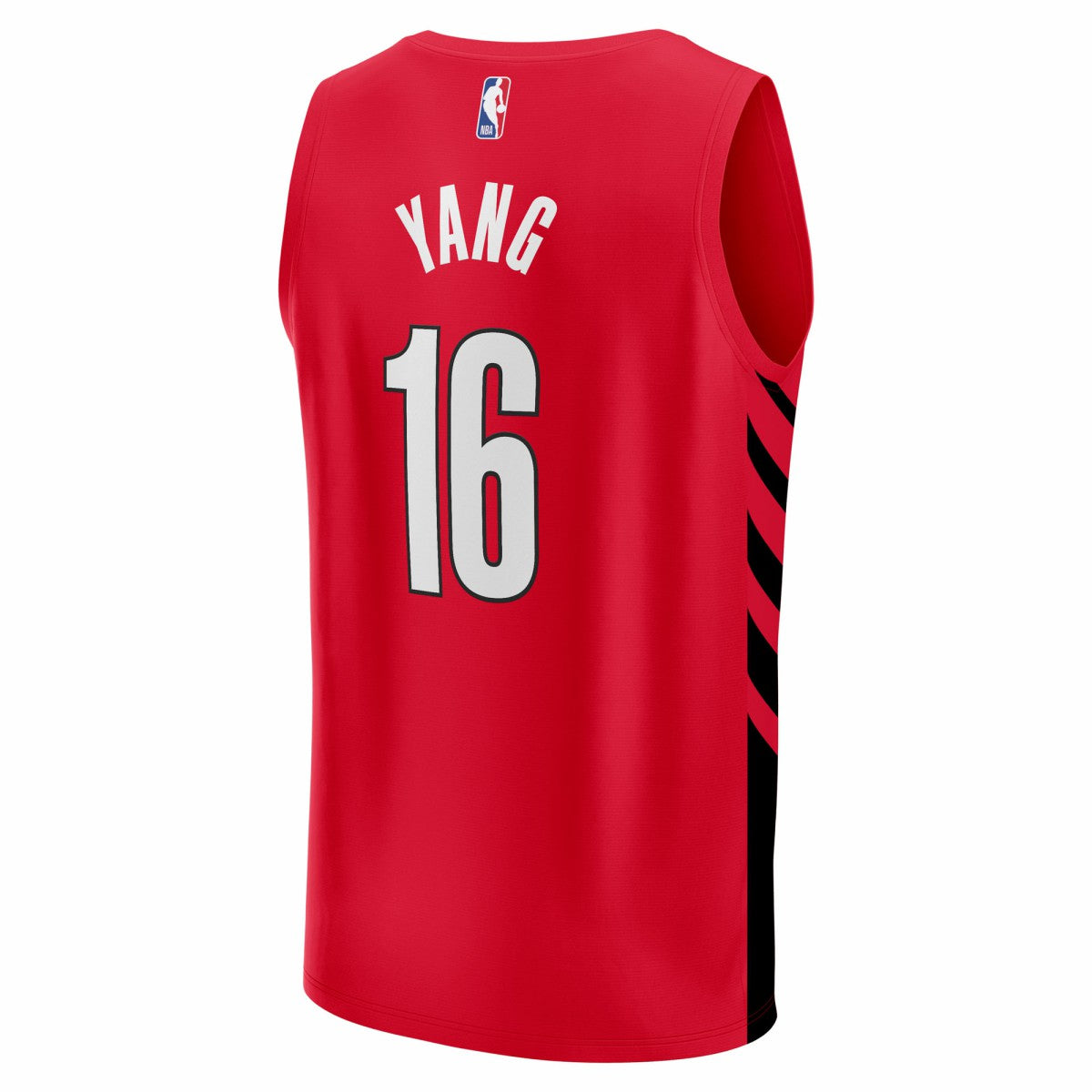 Yang Hansen Portland Trail Blazers Fast Break Replica Jersey - Red - Statement Edition