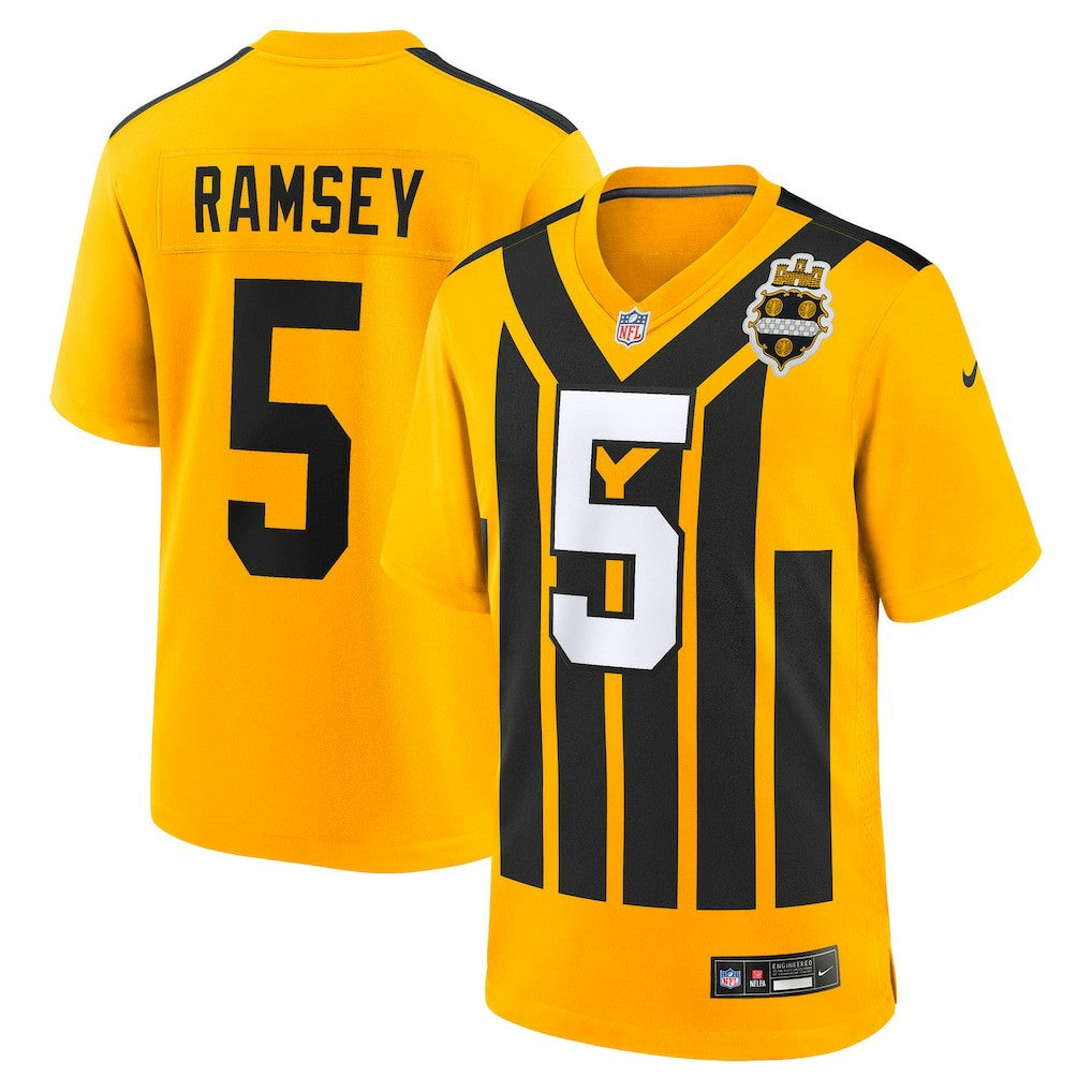 Jalen Ramsey Pittsburgh Steelers Alternate 1933 Throwback Game Jersey - Gold