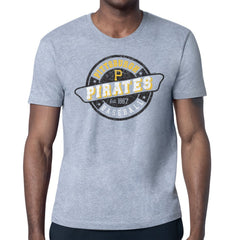 Pittsburgh Pirates Starter Route 66 Team Logo T-Shirt Gray