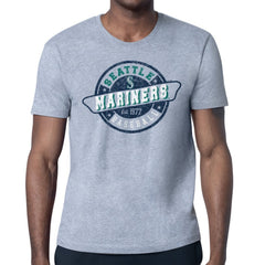 Seattle Mariners Starter Route 66 Team Logo T-Shirt Gray
