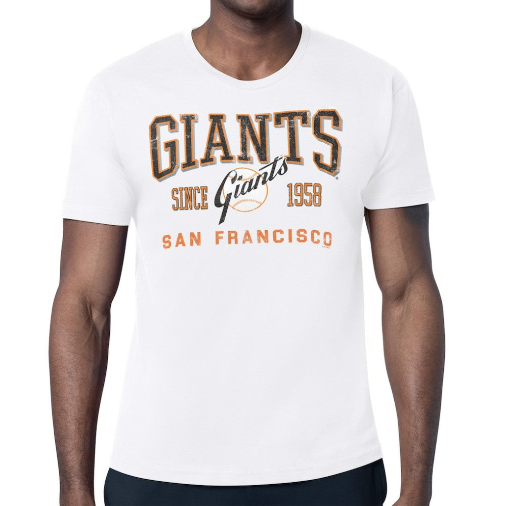 San Francisco Giants Starter Distressed Logo T-Shirt White