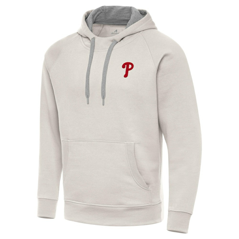 Philadelphia Phillies Antigua Victory Pullover Hoodie Cream
