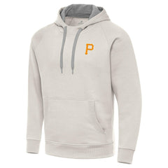 Pittsburgh Pirates Antigua Victory Pullover Hoodie Cream
