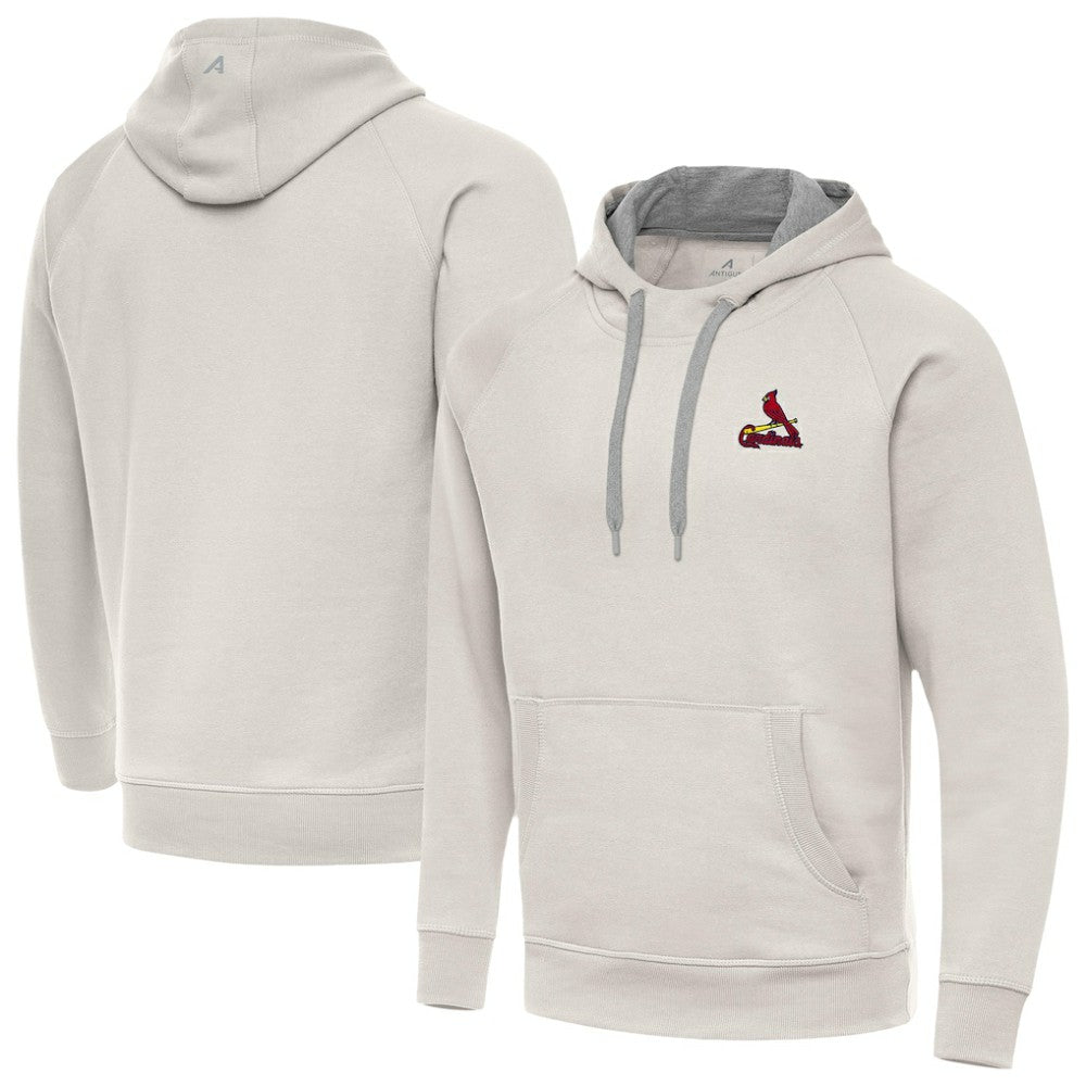 St. Louis Cardinals Antigua Victory Pullover Hoodie Cream