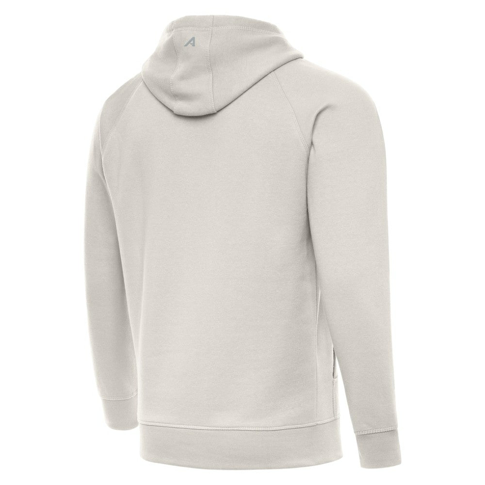 Atlanta Braves Antigua Victory Pullover Hoodie Cream