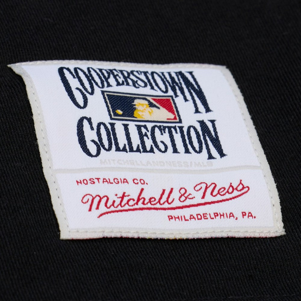 Detroit Tigers Women's Cooperstown Collection Phantom Cropped T-Shirt Black | Mitchell & Ness