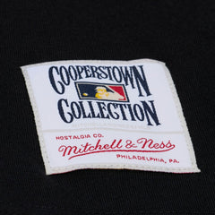 Philadelphia Phillies Women's Cooperstown Collection Phantom Cropped T-Shirt Black | Mitchell & Ness