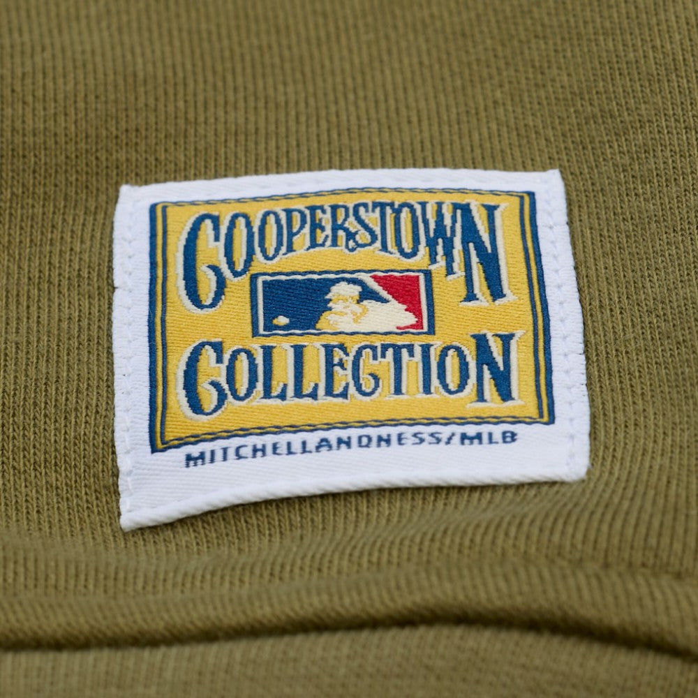 New York Yankees Women's Cooperstown Collection Fleece Sweatshirt Olive | Mitchell & Ness