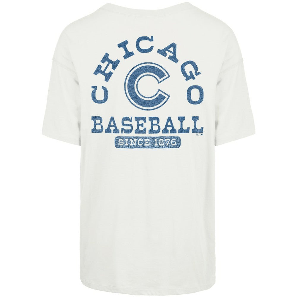 Chicago Cubs Women's Back Canyon Sadie T-Shirt Natural | 47 brand