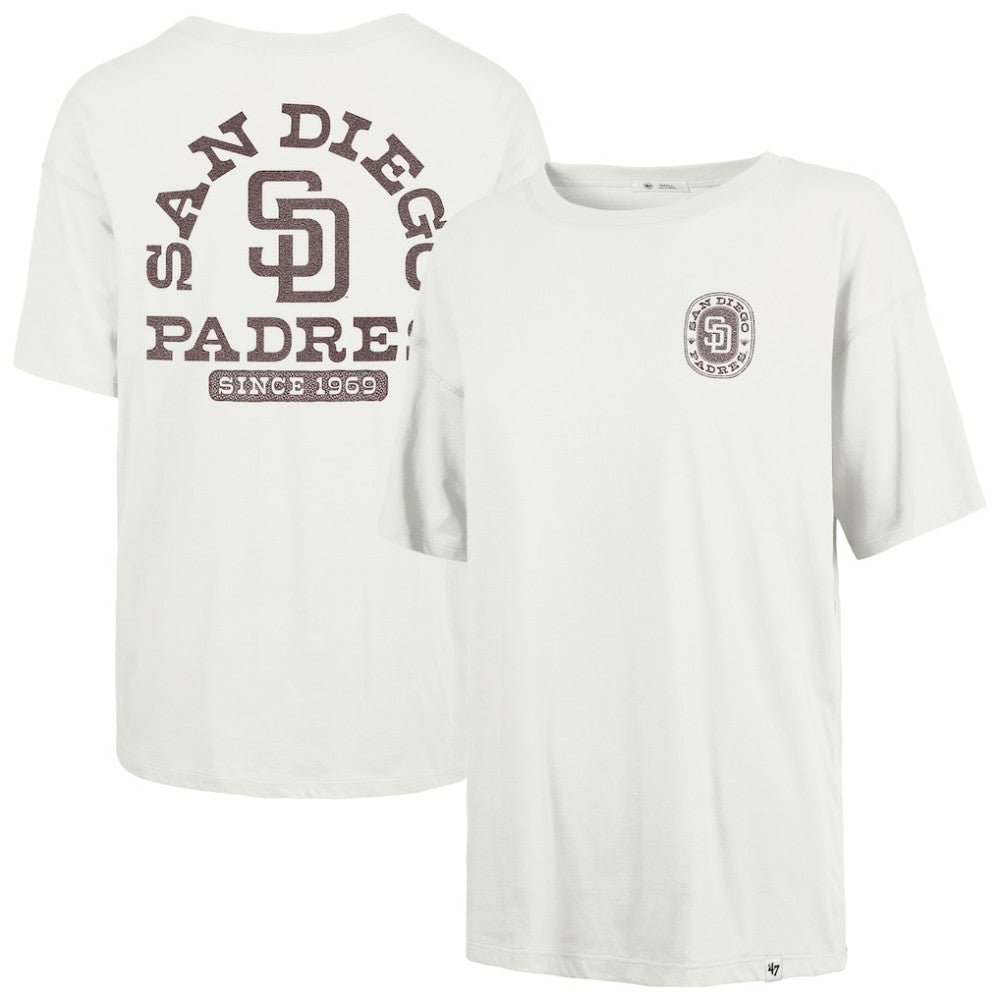 San Diego Padres Women's Back Canyon Sadie T-Shirt Natural | 47 brand