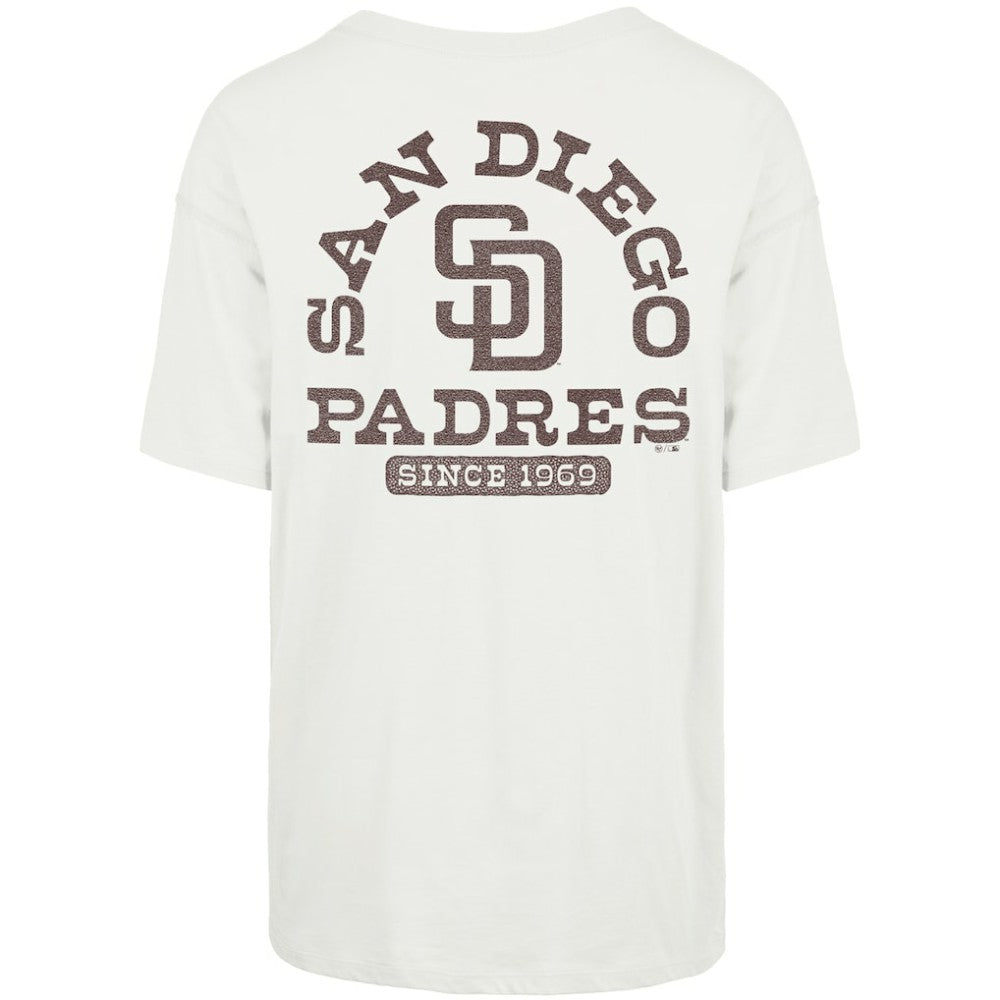 San Diego Padres Women's Back Canyon Sadie T-Shirt Natural | 47 brand