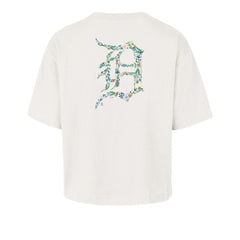 Detroit Tigers Women's Full Bloom Cropped T-Shirt Natural | 47 brand