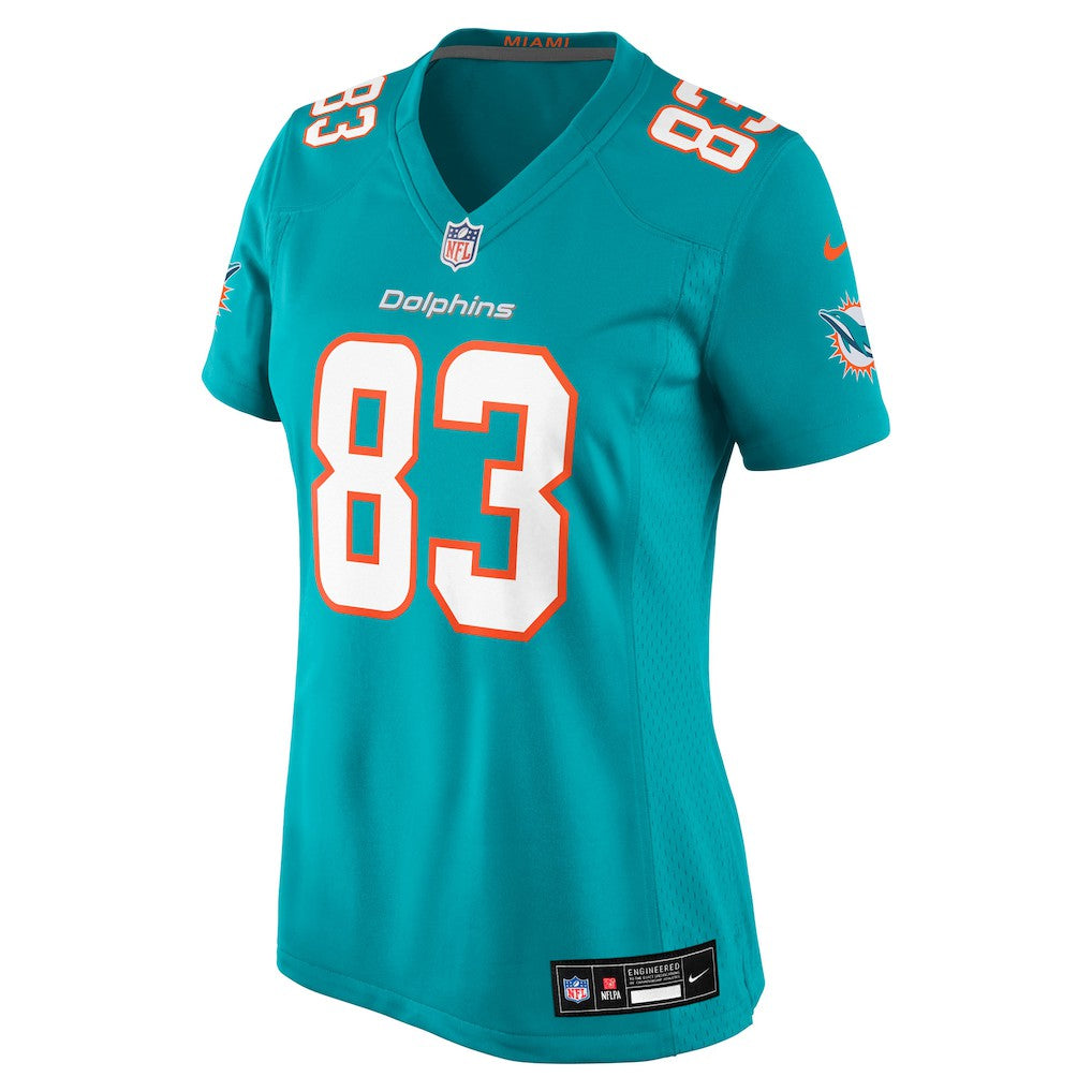 Darren Waller Miami Dolphins Women's Team Game Jersey - Aqua